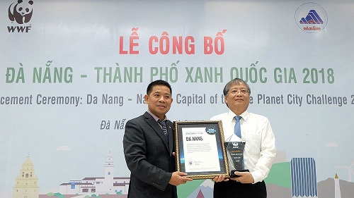 Đà Nẵng đạt giải Thành phố Xanh quốc gia năm 2018